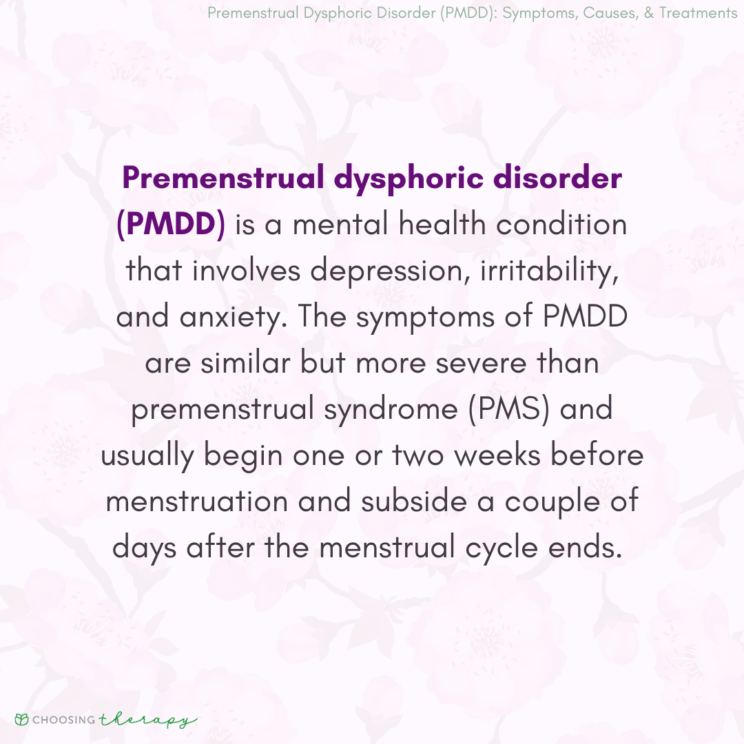 Premenstrual Dysphoric Disorder (PMDD) Definition