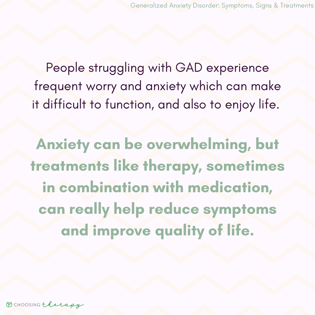 Reducing Symptoms of GAD Through Therapy and Medication