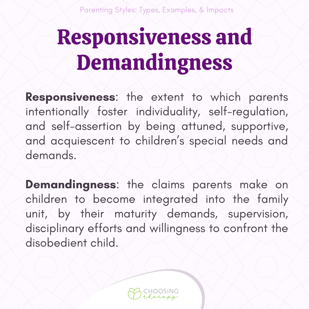 Responsiveness and Demandingness