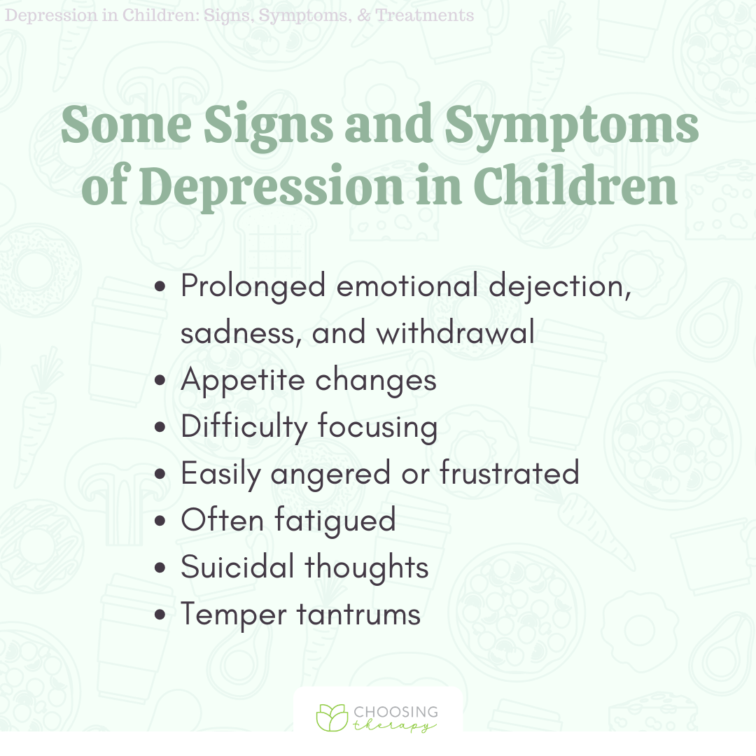 Signs and Symptoms of Depression in Children