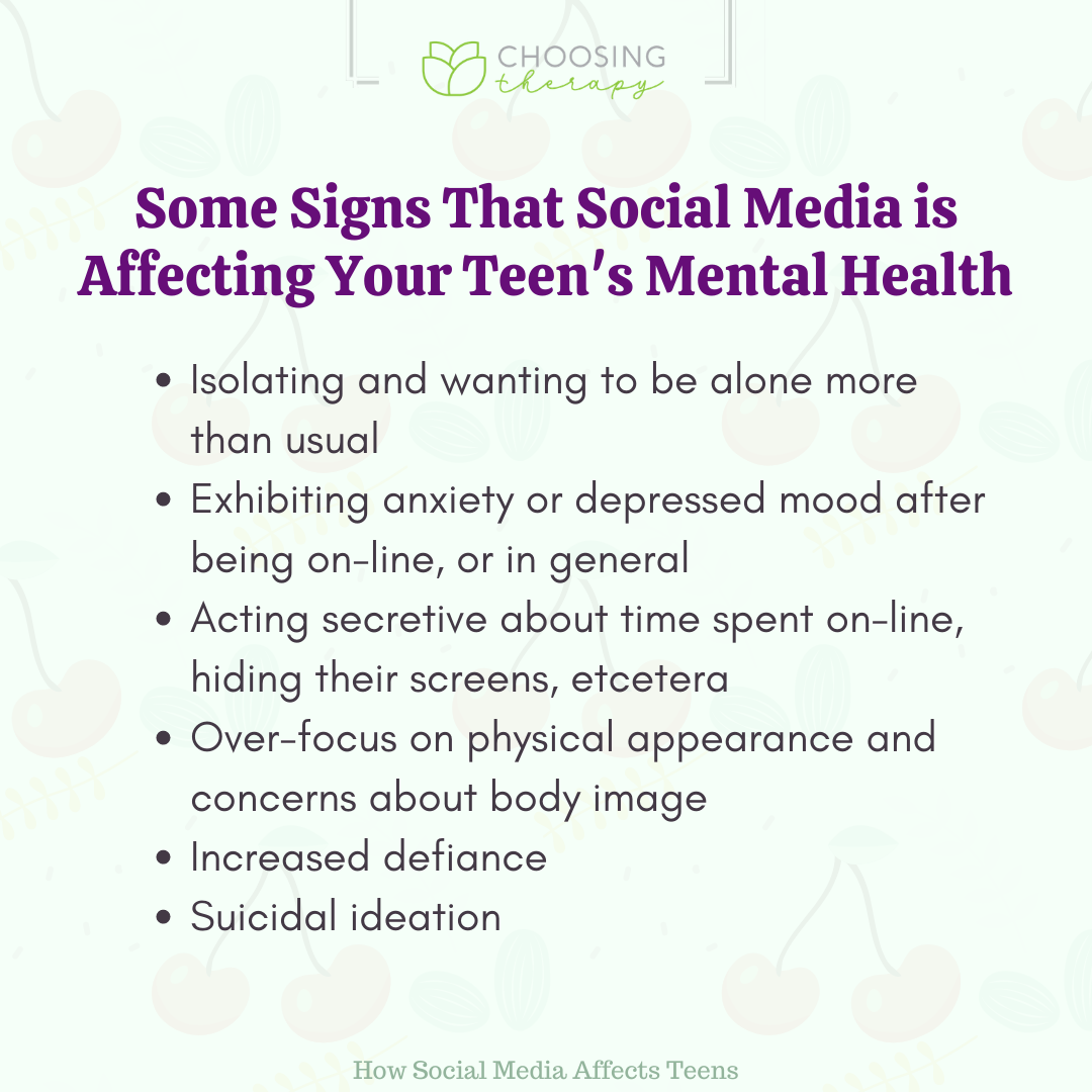 Signs that Social Media is Affecting Your Teen's Mental Health