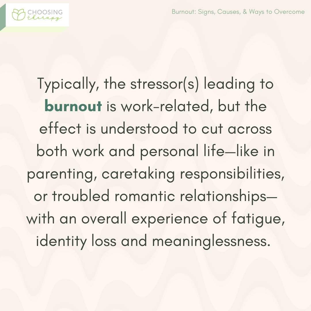 Stressors and Effects of Burnout