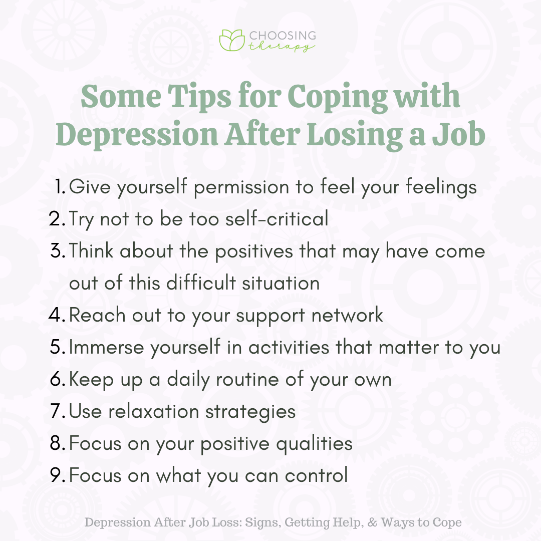 Tips for Coping with Depression After Losing a Job