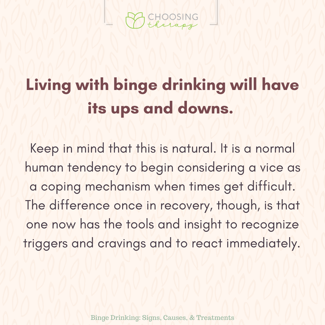 Ups and Downs of Binge Drinking