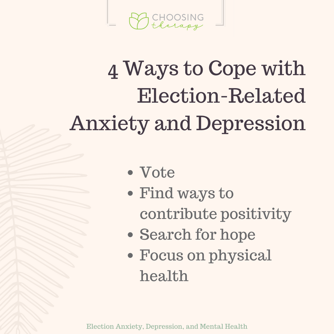 Ways to Cope with Election-Related Anxiety and Depression