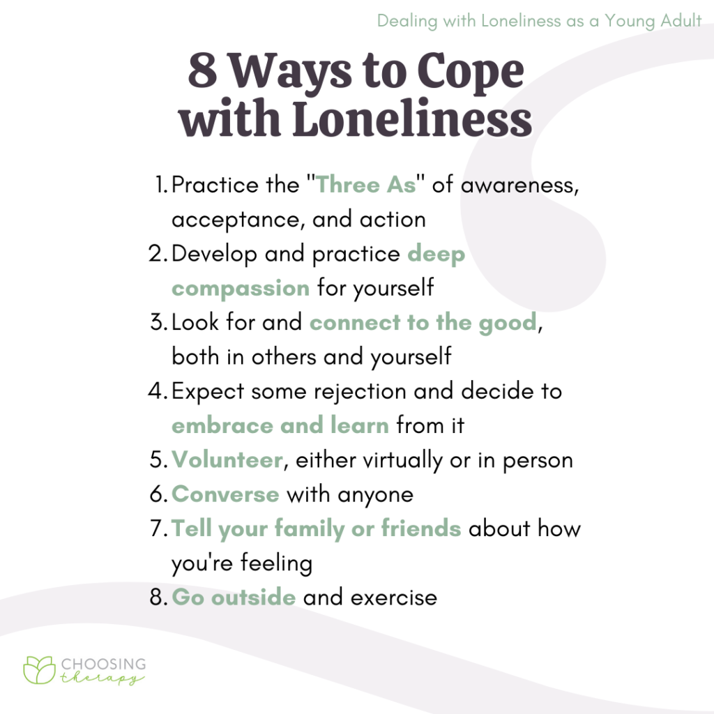 Dealing With Loneliness as a Young Adult Choosing Therapy