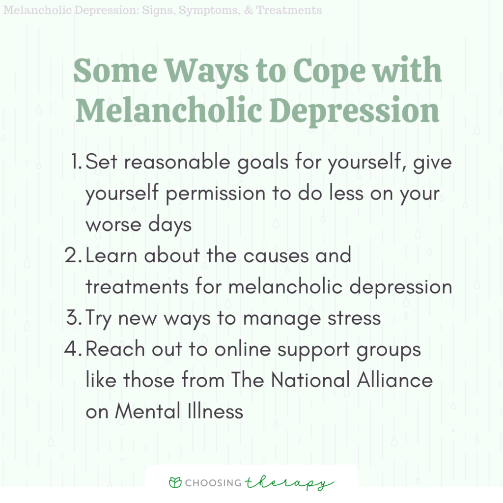 Melancholic Depression Signs, Symptoms, & Treatments