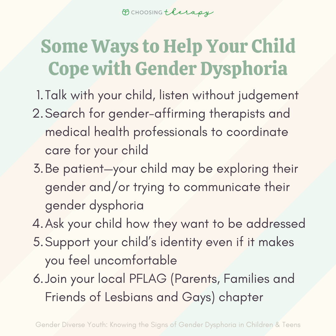 Ways to Help Your Child Cope with Gender Dysphoria