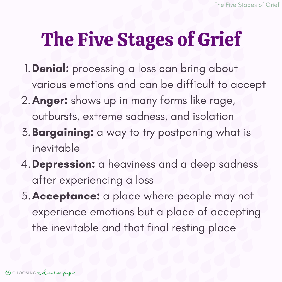 What Are The Five Stages of Grief