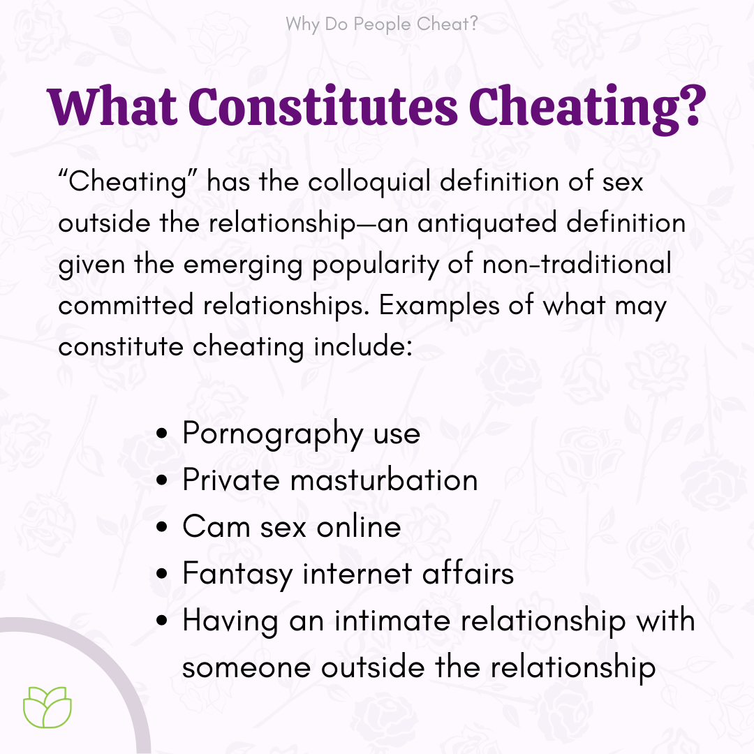 Why Do People Cheat 