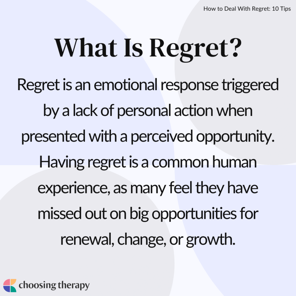 How To Stop Feeling Regret 10 Tips to Help Deal with Regret and Move Forward with Life