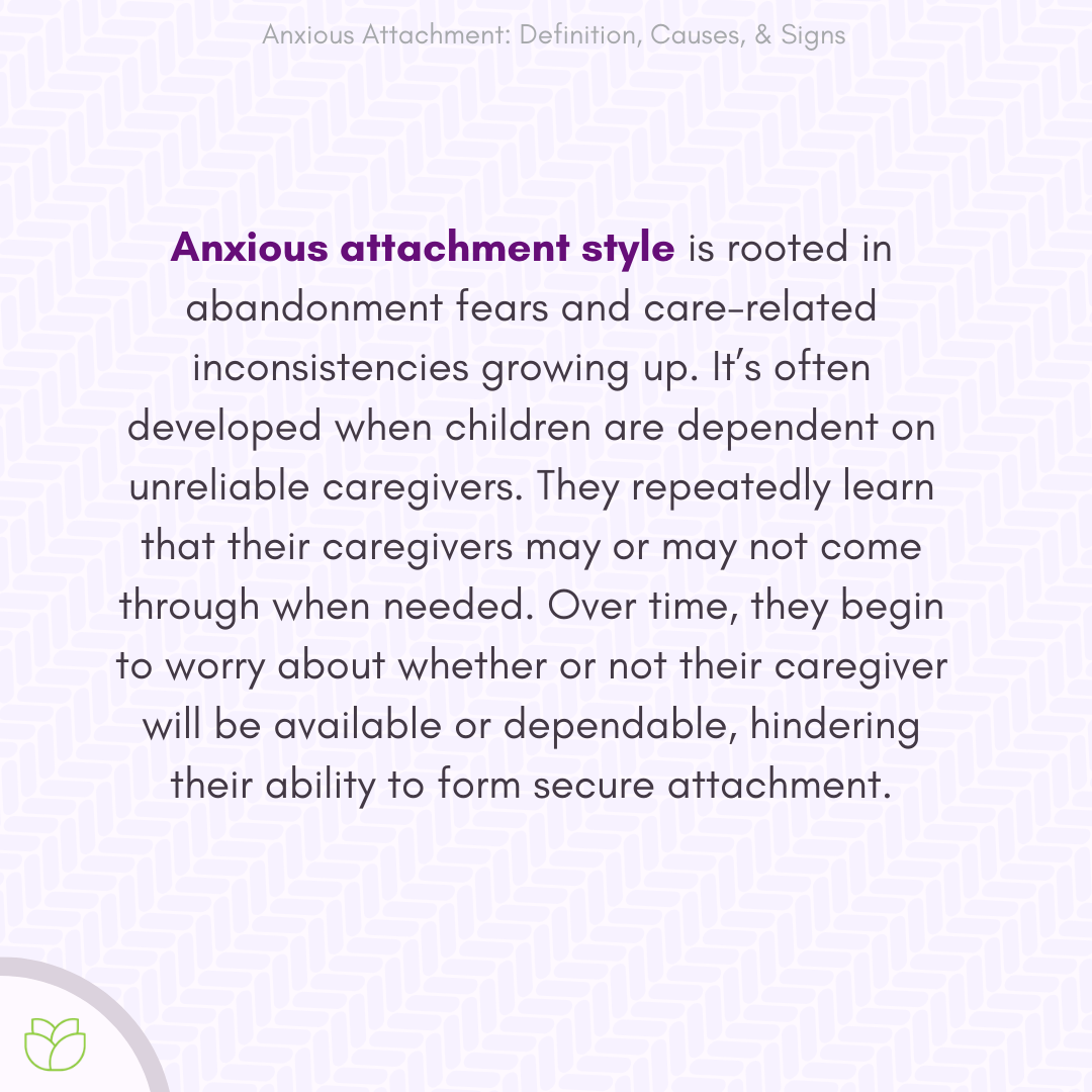 Anxious Attachment Style Definition