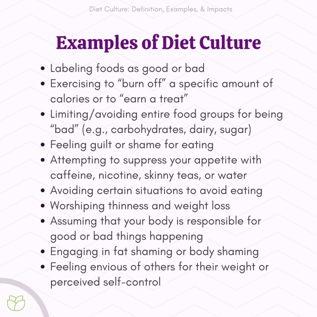 What is Diet Culture? Examples & How It Can Harm Your Mental Health