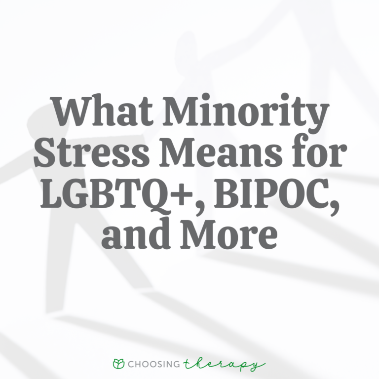 What Minority Stress Means for LGBTQ+, BIPOC, & More