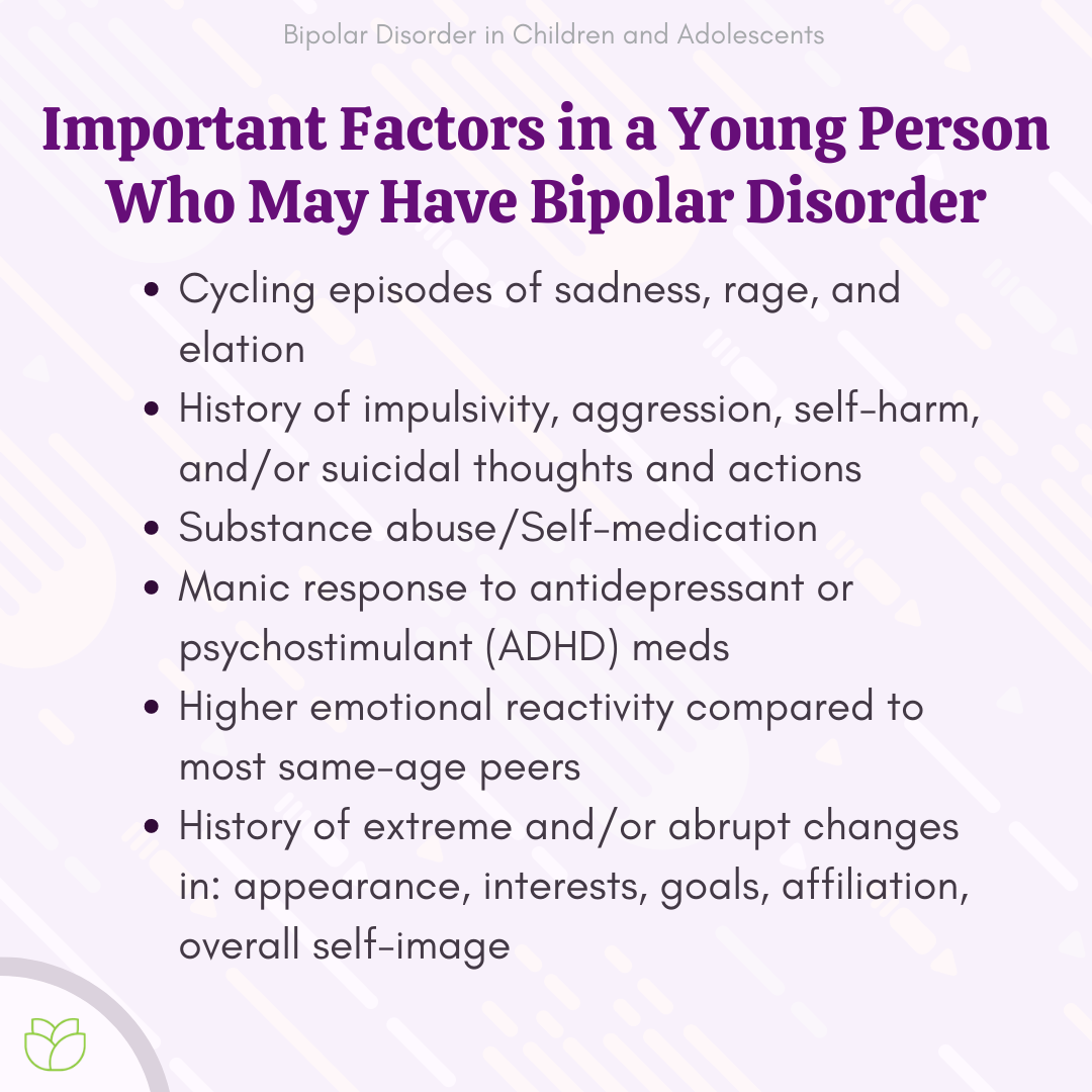 Factors in a Young Person with Bipolar Disorder