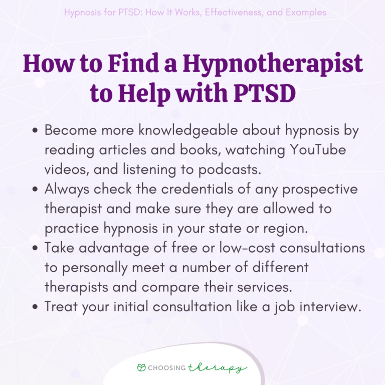 Hypnosis for PTSD How It Works, Effectiveness, and Examples