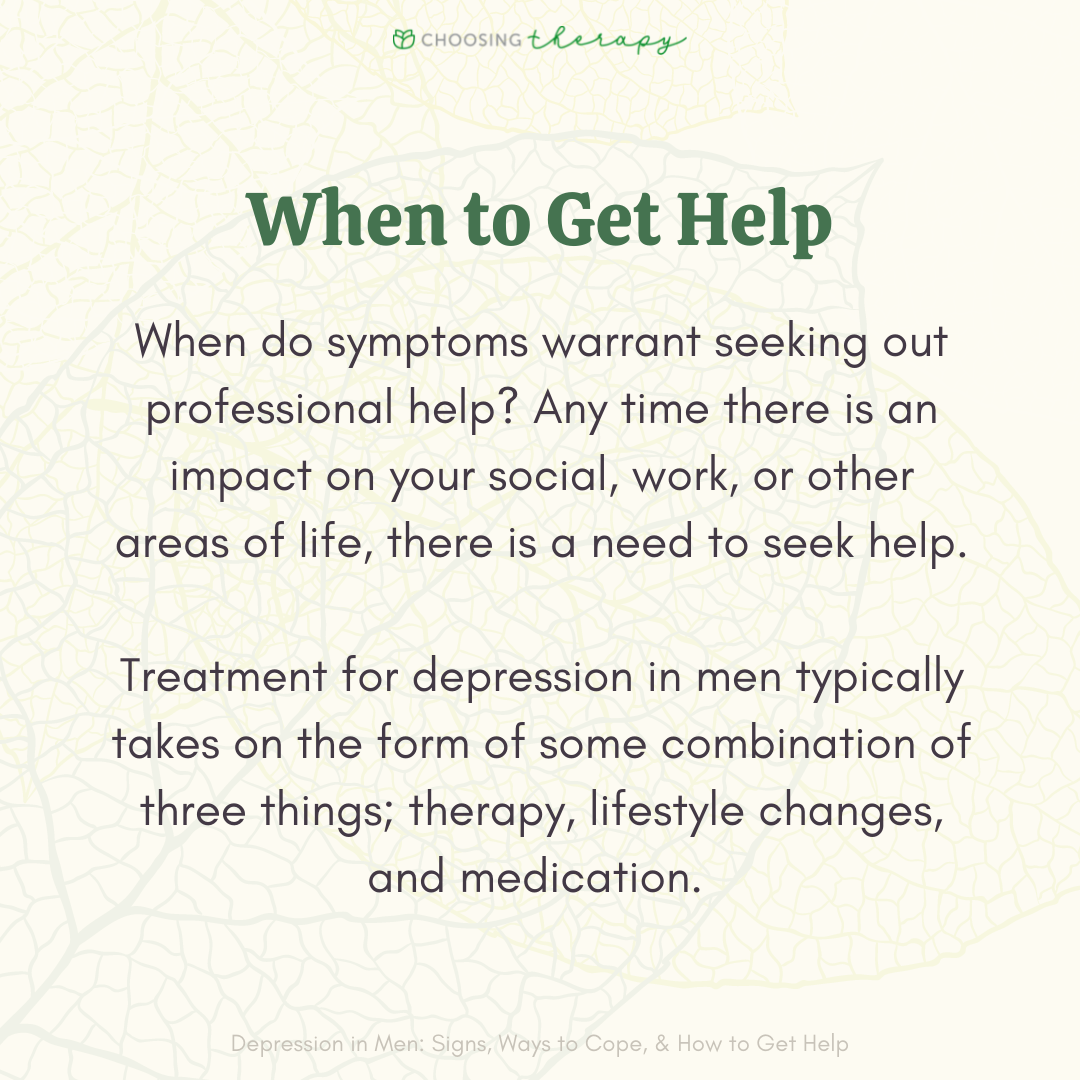 Depression in Men Signs Ways to Cope How to Get Help