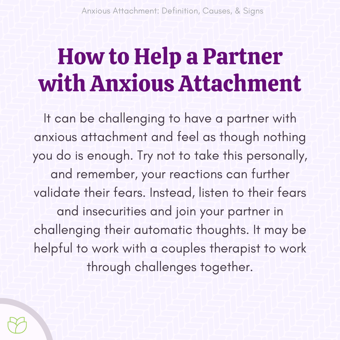 How to Help a Partner with Anxious Attachment