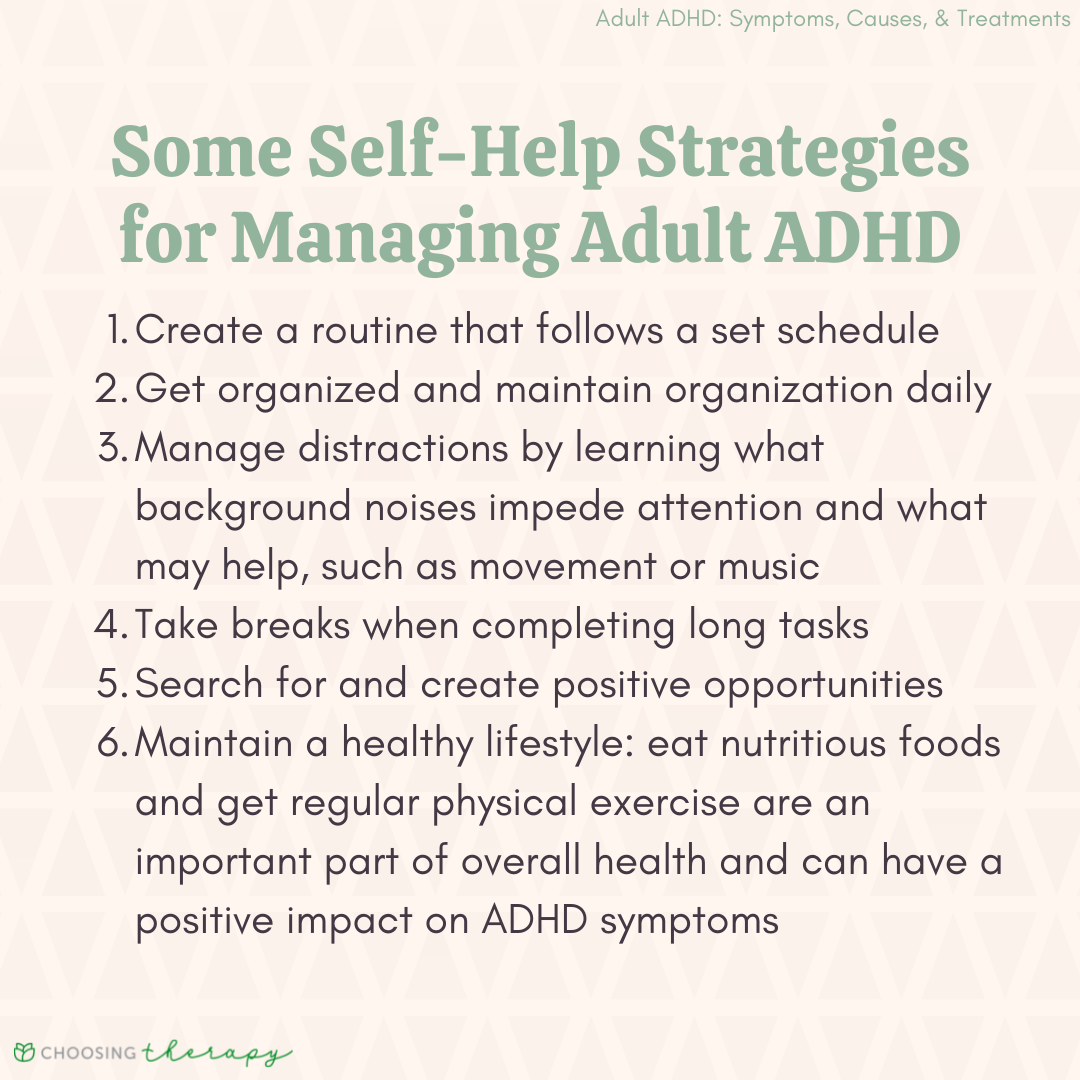 Self-Help Strategies for Managing Adult ADHD