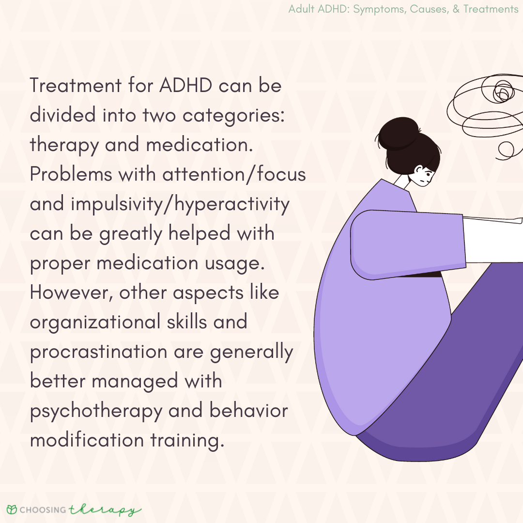 Therapy and Medication for Adult ADHD