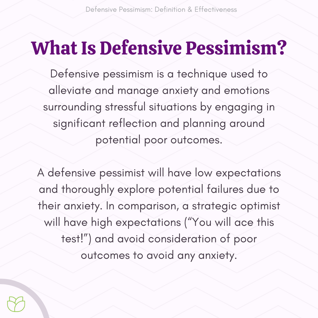 What Is Defensive Pessimism