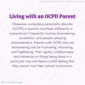 Living With an OCPD Parent