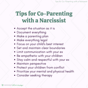 Tips for Co-Parenting With a Narcissist