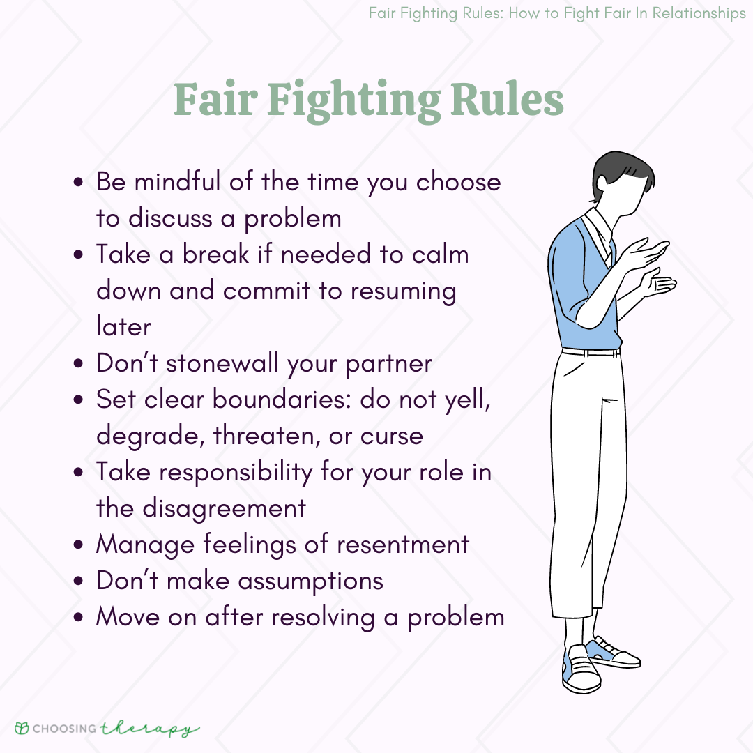 16 Fair Fighting Rules to Resolve Relationship Conflict