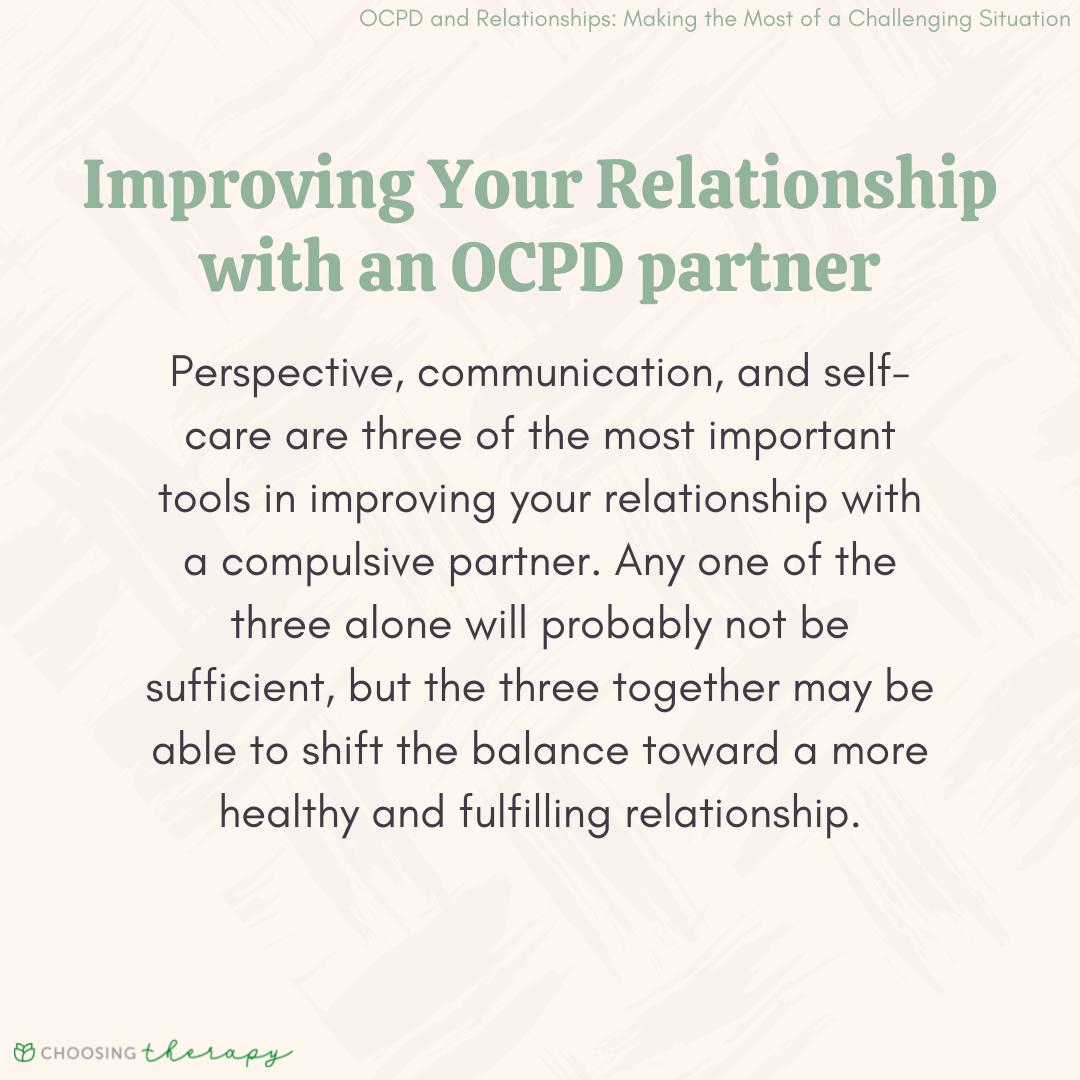 Improving Your Relationship With an OCPD Partner