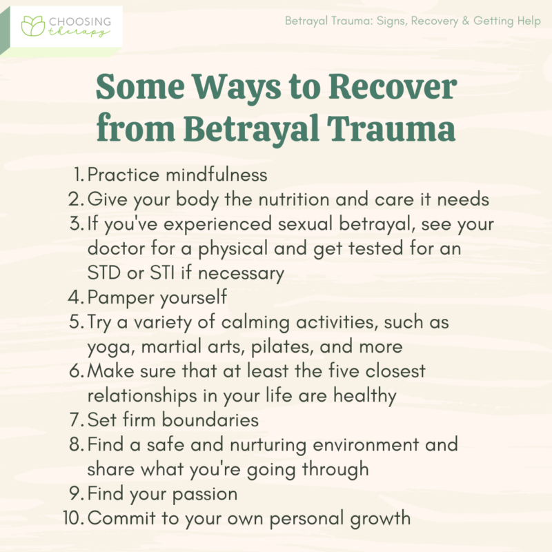 Betrayal Trauma Signs, Recovery & Getting Help
