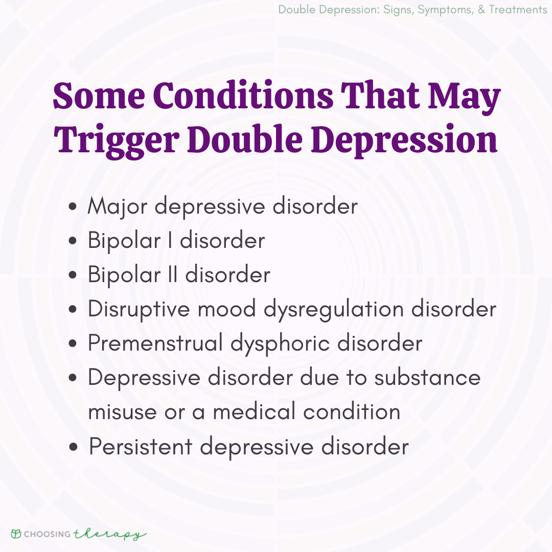 Conditions That May Trigger Double Depression
