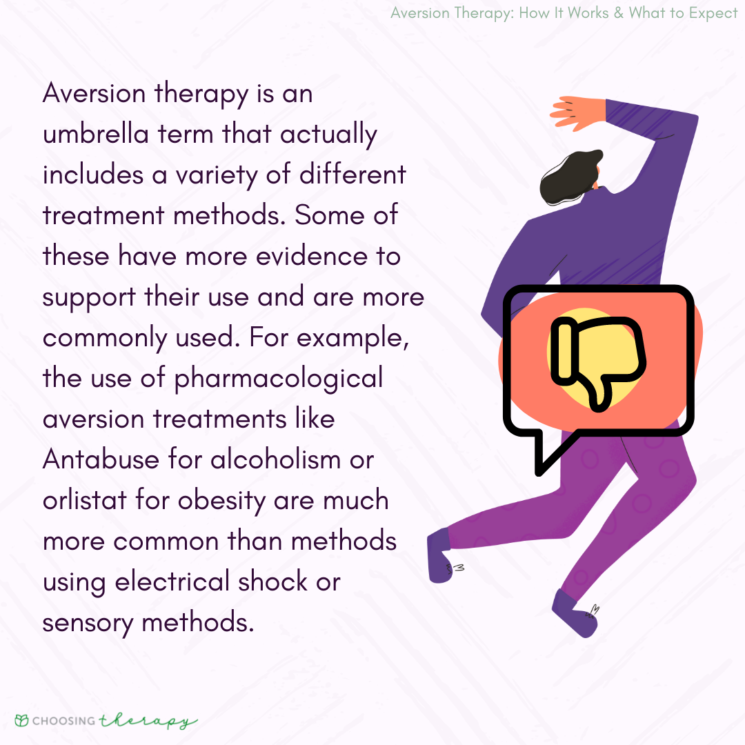 Different Aversion Therapy Treatment Methods