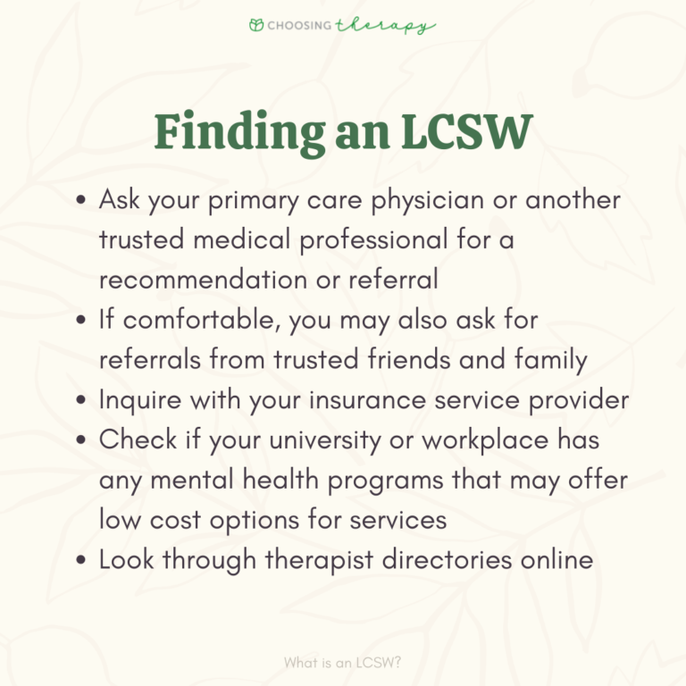 What Is An LCSW?