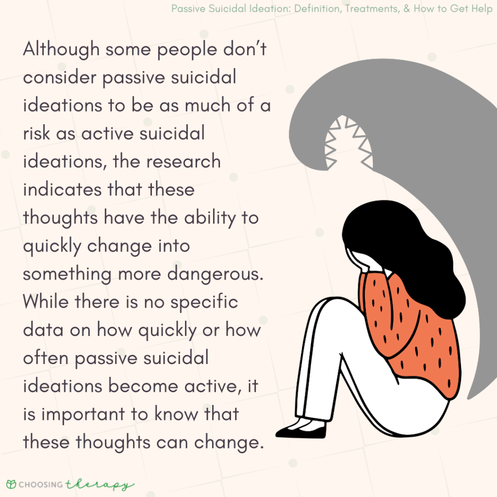 How a Passive Suicidal Ideation Can Quickly Turn into an Active Suicidal Ideation