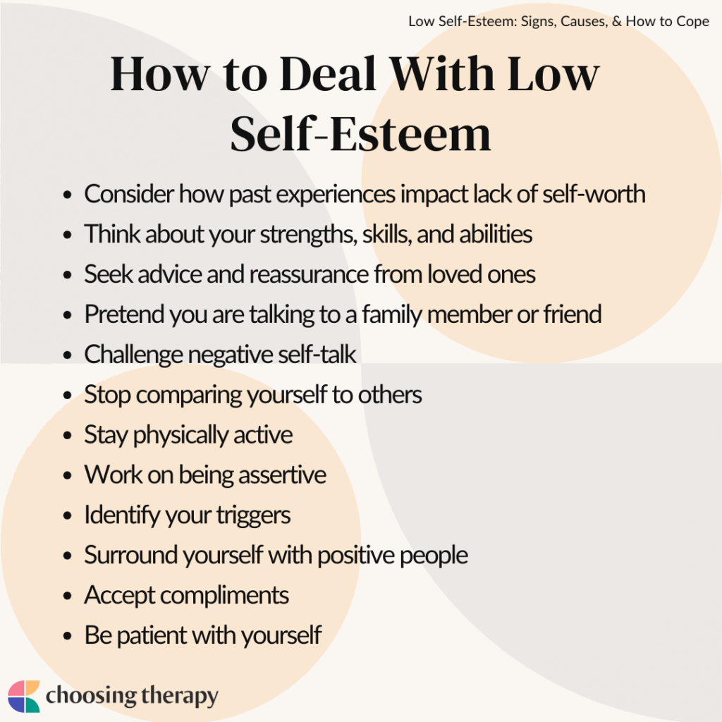 Low SelfEsteem Signs, Causes, & How to Cope