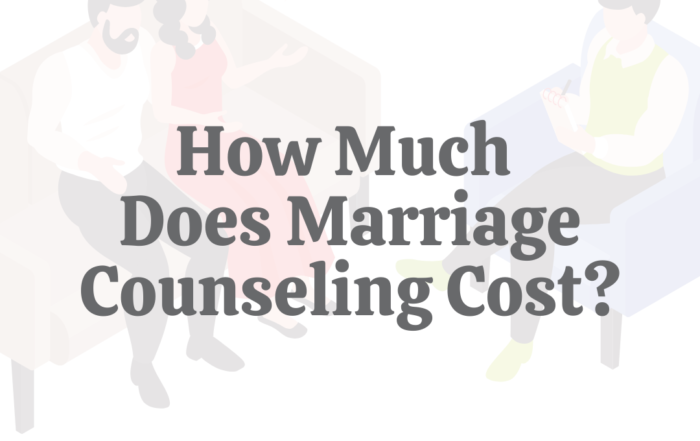 How Much Does Marriage Counseling Cost?