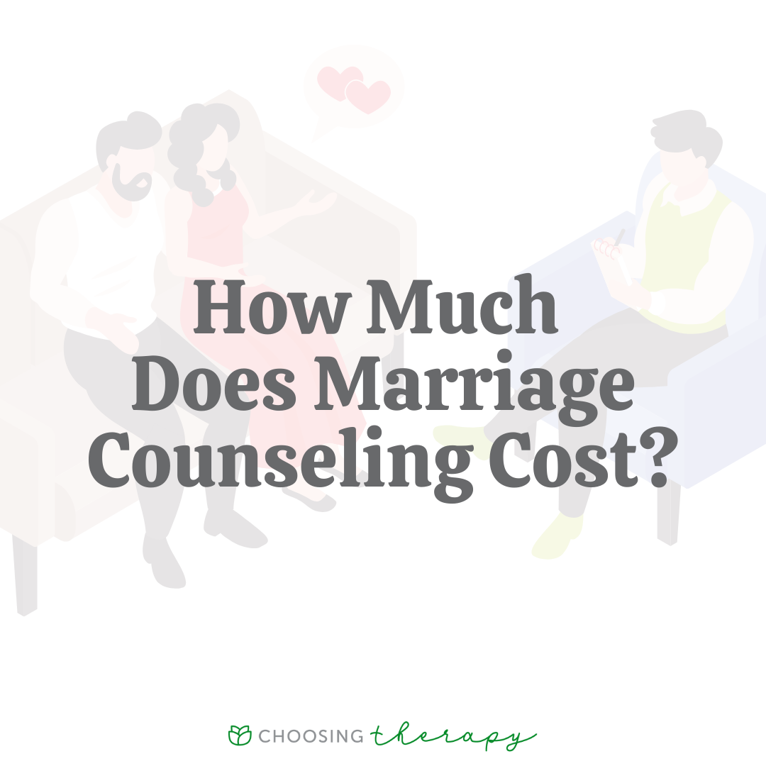 How Much Does Marriage Counseling Cost?