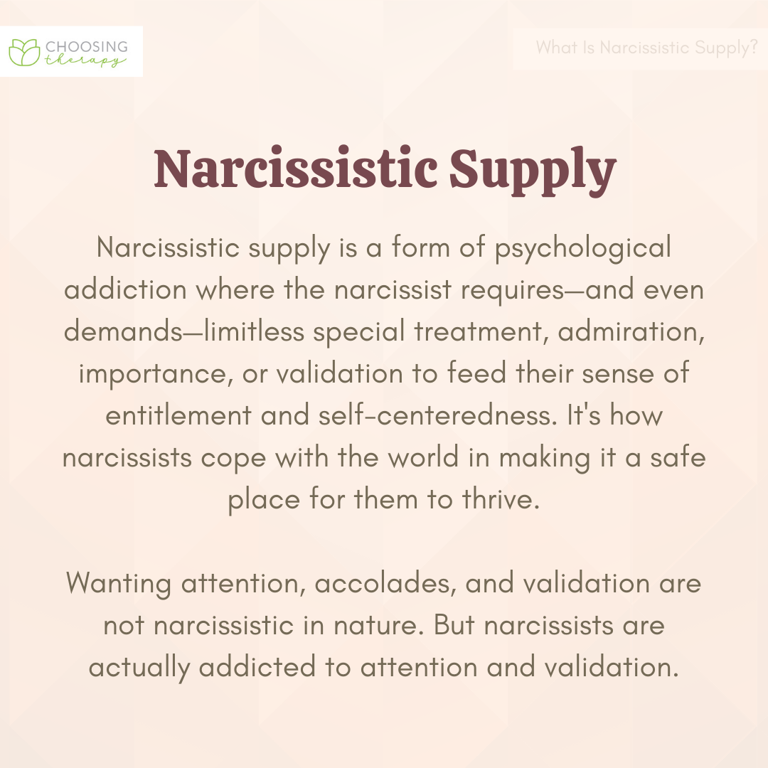 Narcissistic Supply Definition