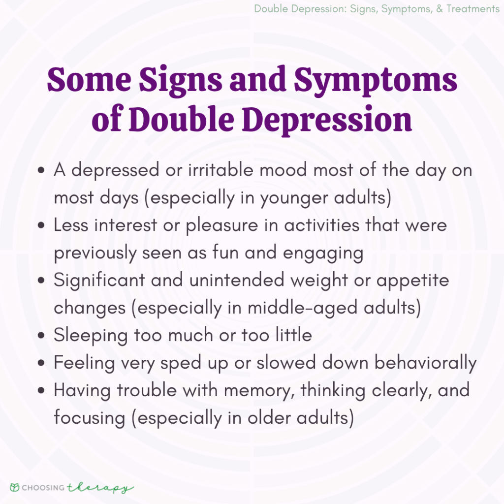 What Is Double Depression? Signs, Symptoms, and Treatments