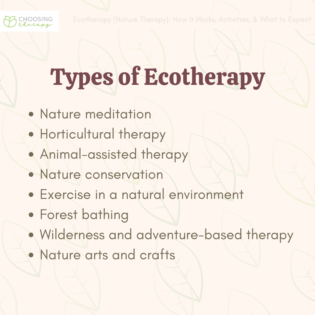 Types of Ecotherapy
