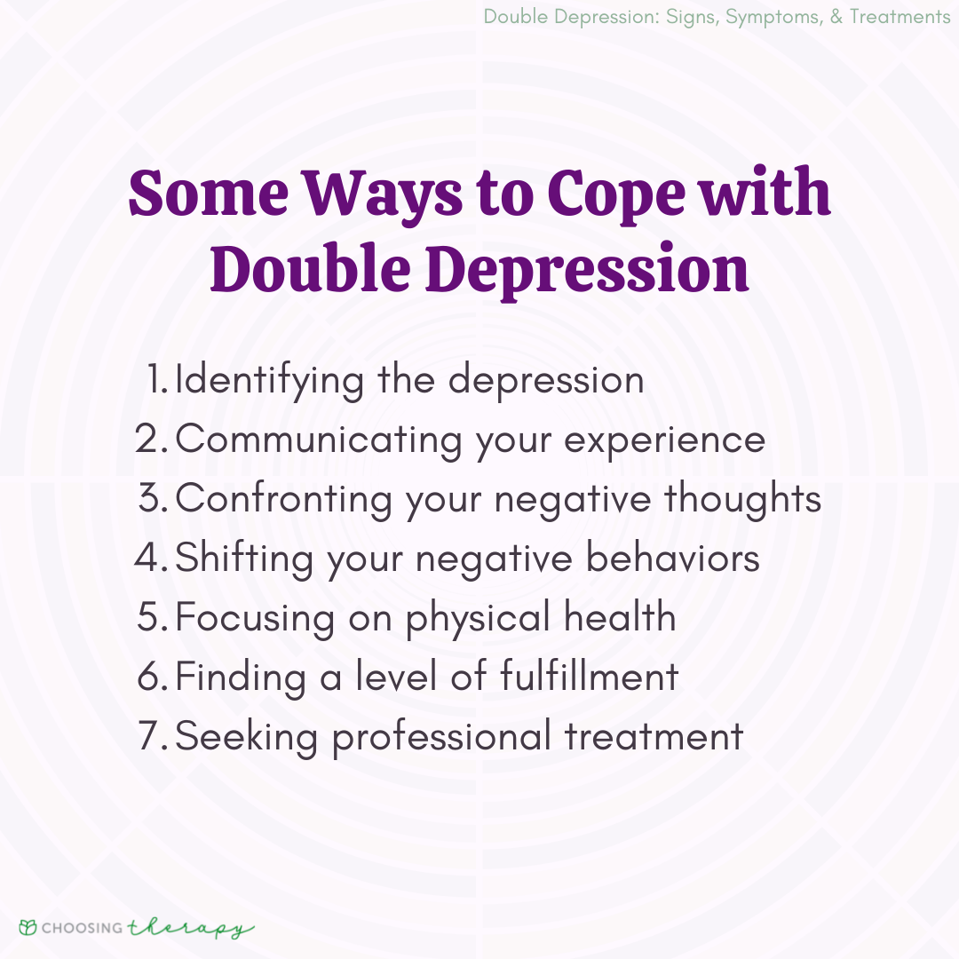 Ways to Cope with Double Depression