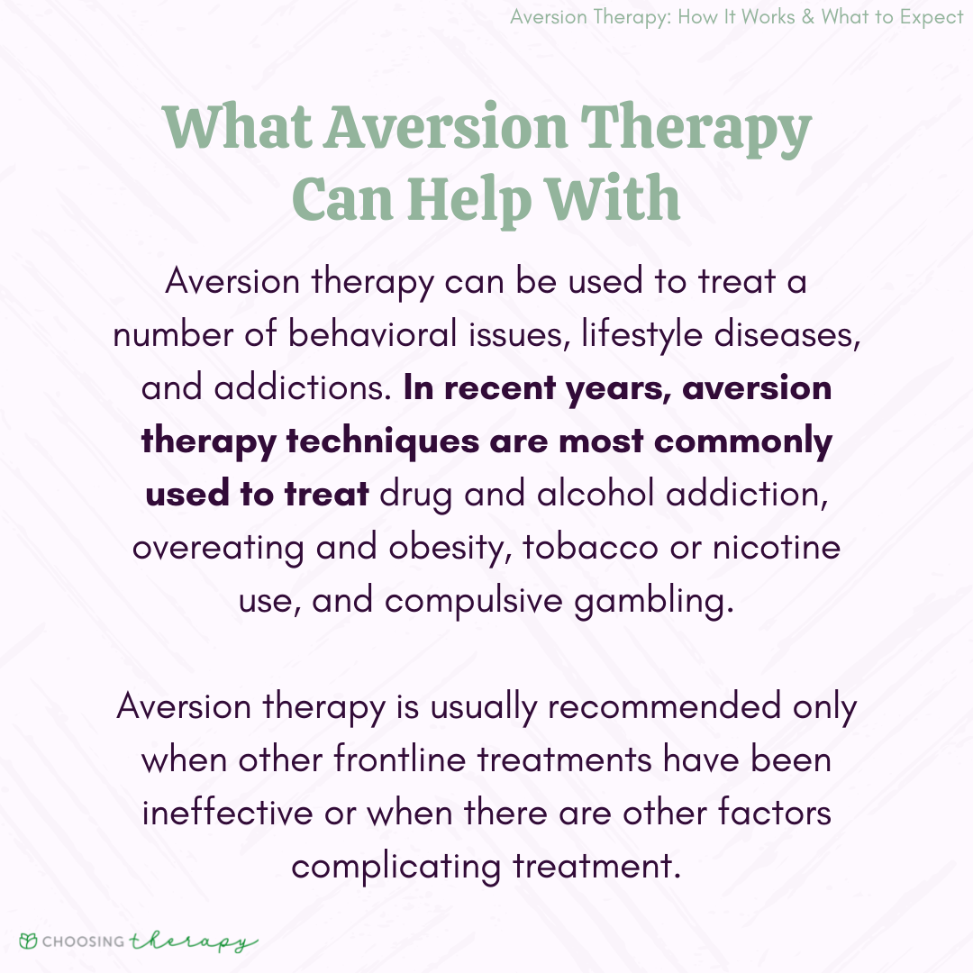 What Aversion Therapy Can Help With