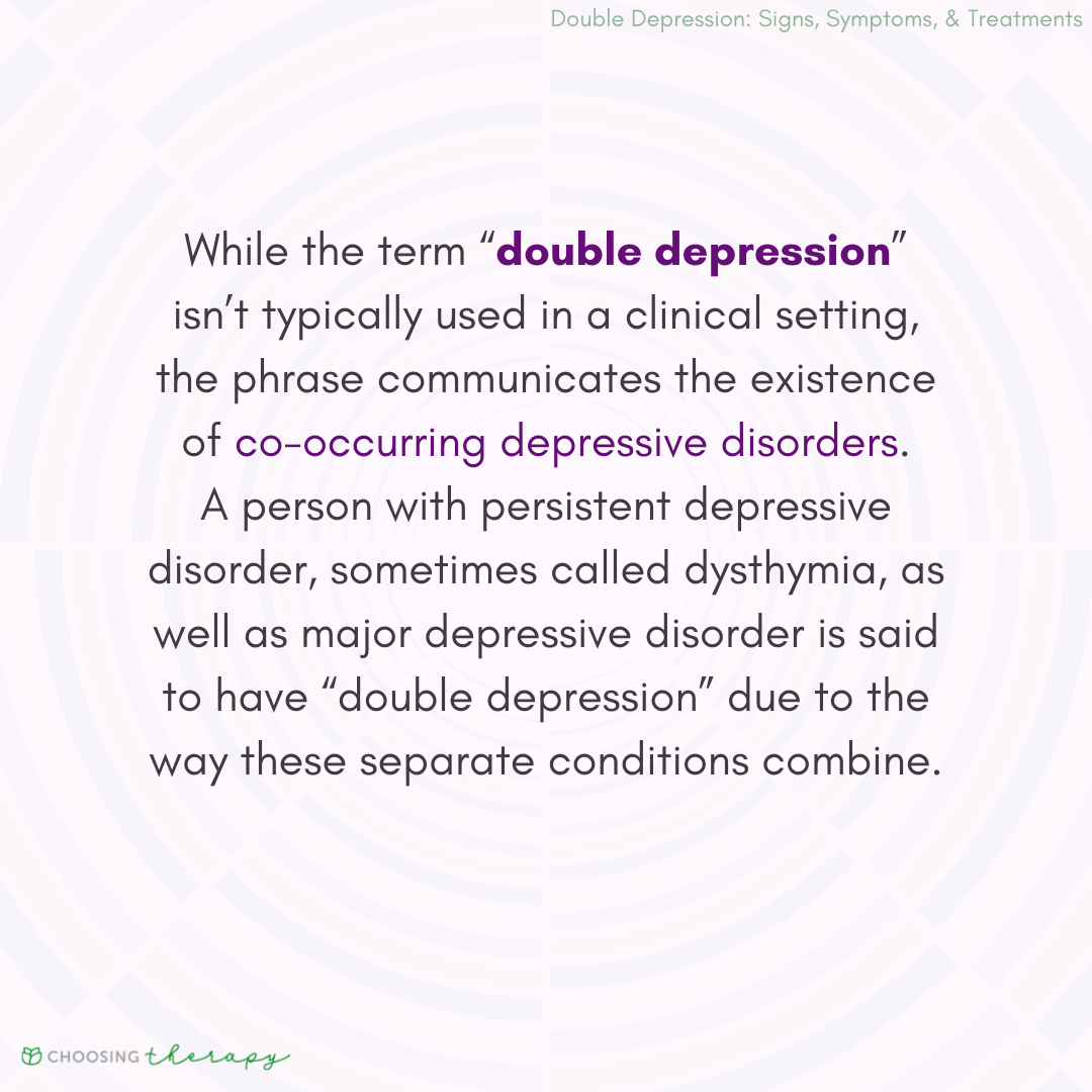 What Does Double Depression Mean