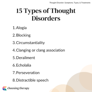 15 Types of Thought Disorders