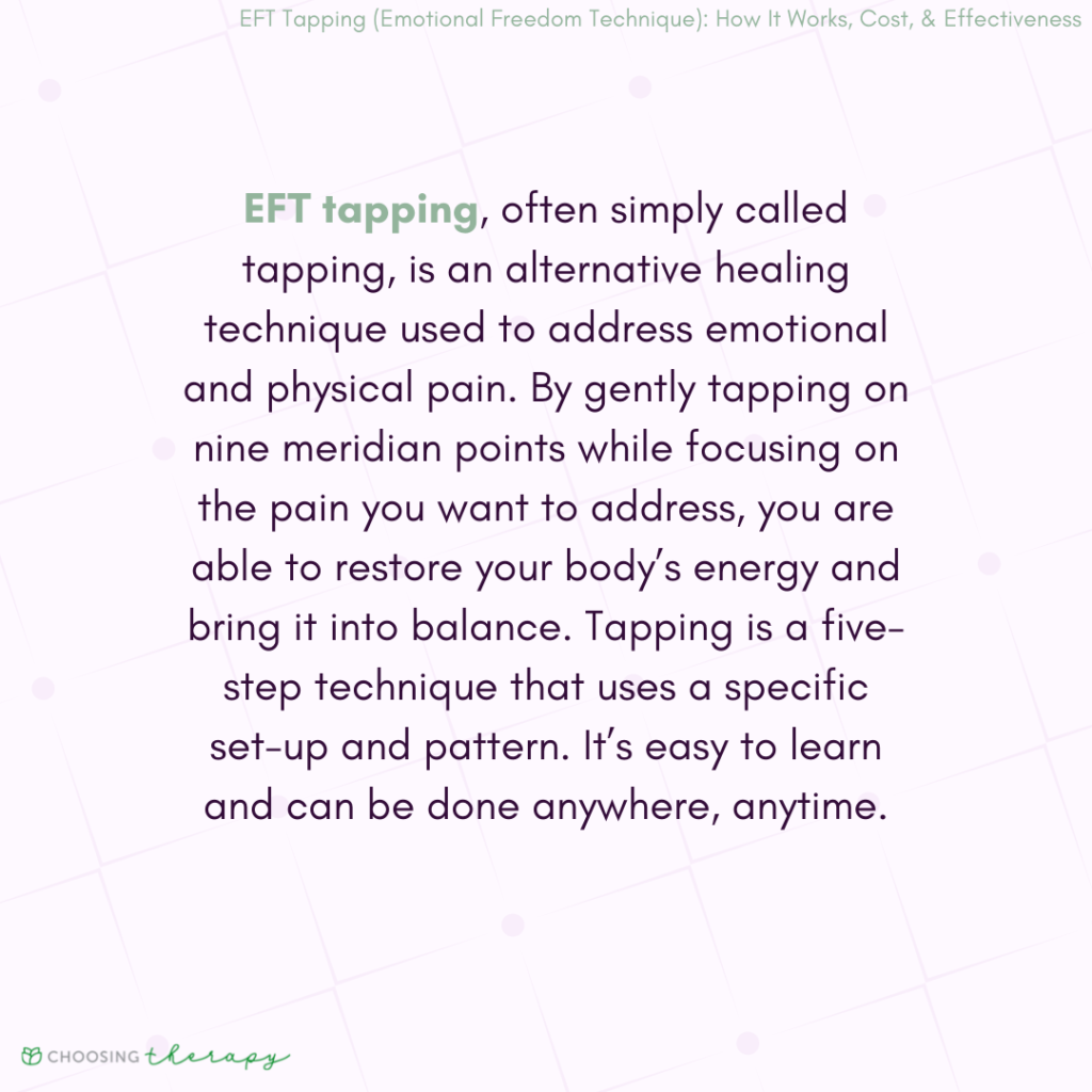 What is EFT Tapping How It Works, Cost, & Effectiveness