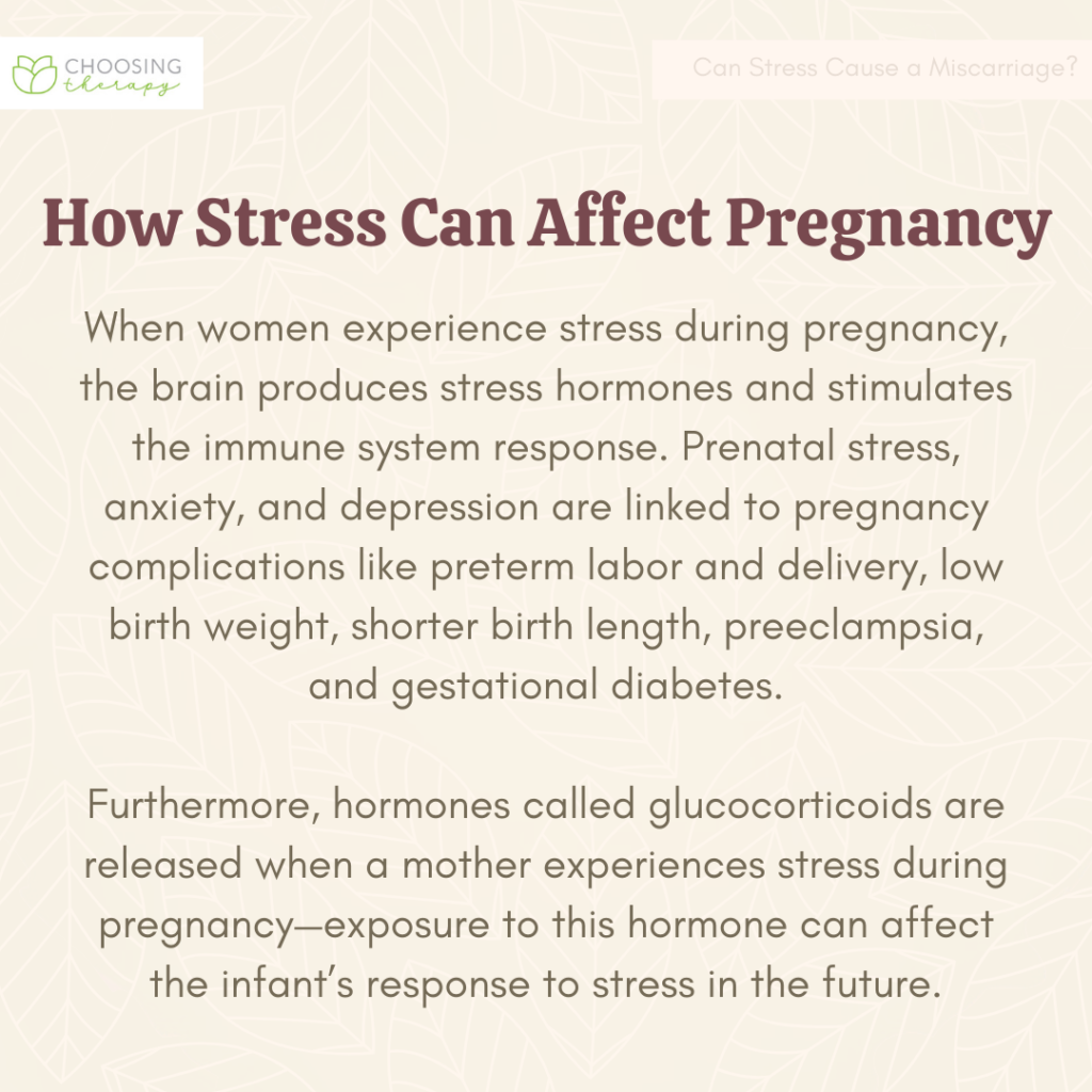 Can Stress Cause Miscarriage?