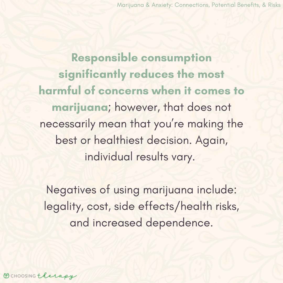Negatives of Irresponsible Consumption of Marijuana