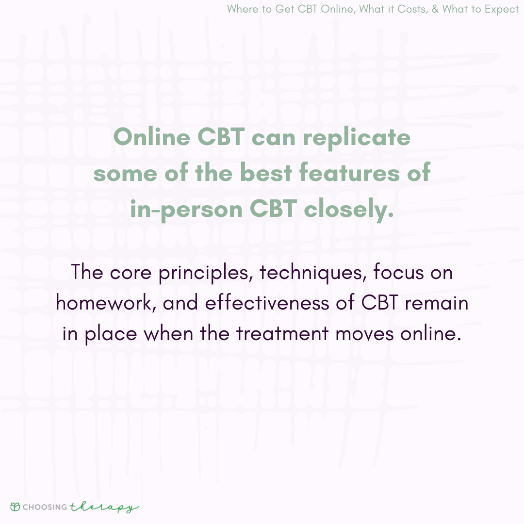 Online CBT Vs In-Person CBT