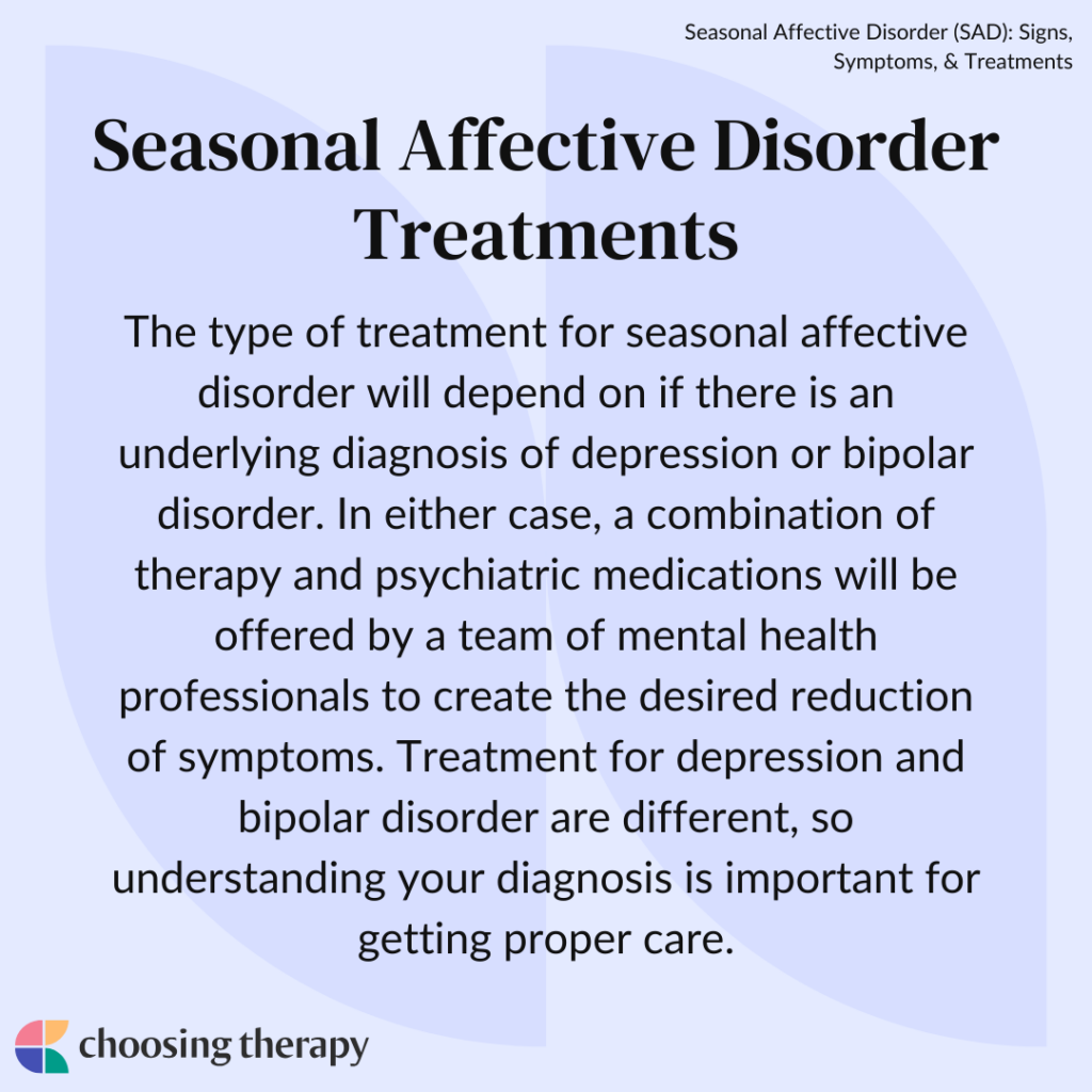 Seasonal Affective Disorder Treatments