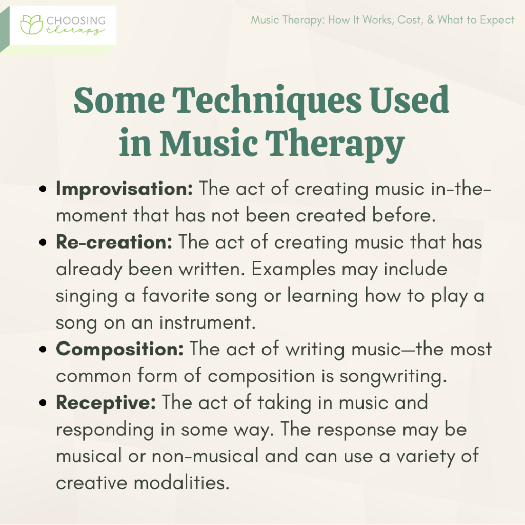 Music Therapy How It Works, Cost, & What to Expect Choosing Therapy